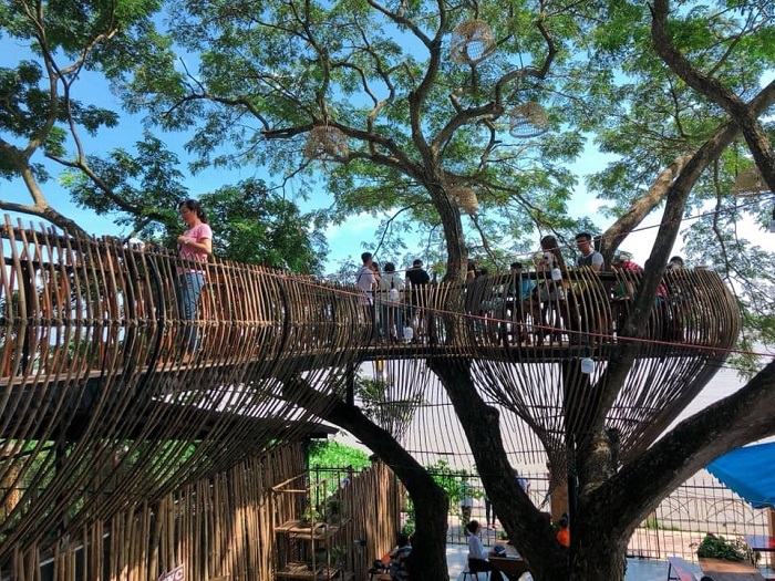Những quán cafe view đẹp ở Cần Thơ - Ẩm thực Sông Thơ – Quán cafe trên cây  
