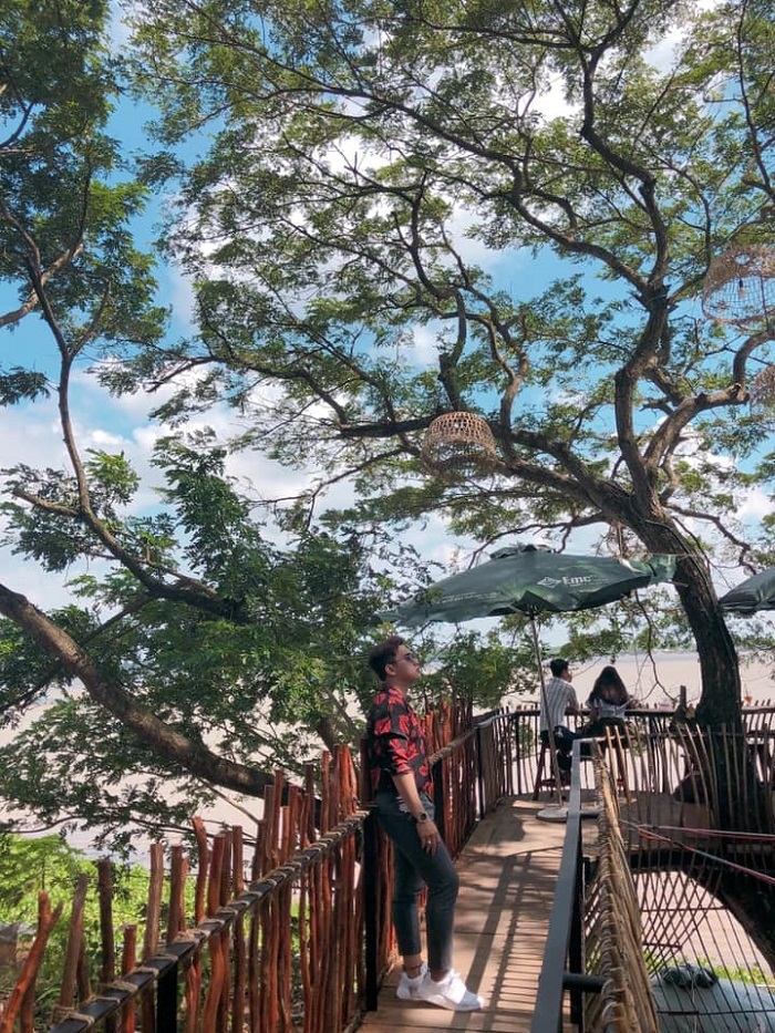 Những quán cafe view đẹp ở Cần Thơ - Ẩm thực Sông Thơ – Quán cafe trên cây sống ảo