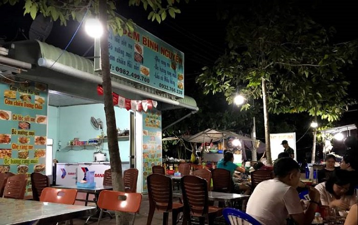 Những quán hải sản ngon rẻ ở Côn Đảo- quán ốc đêm Bình Nguyên