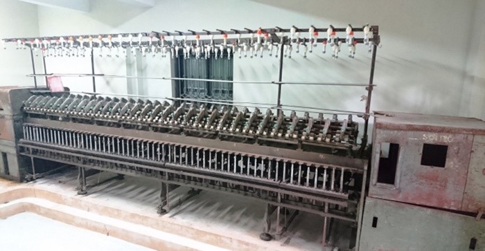 Bảo tàng dệt Nam Định - máy dệt của công nhân