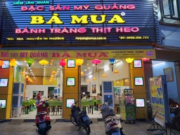 Quán mì quảng Bà Mua - quán ăn sáng ở Đà Nẵng