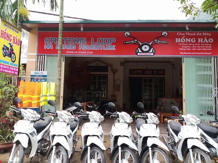 Cửa hàng cho thuê xe máy Hồng Hào - địa chỉ cho thuê xe máy ở Hà Giang