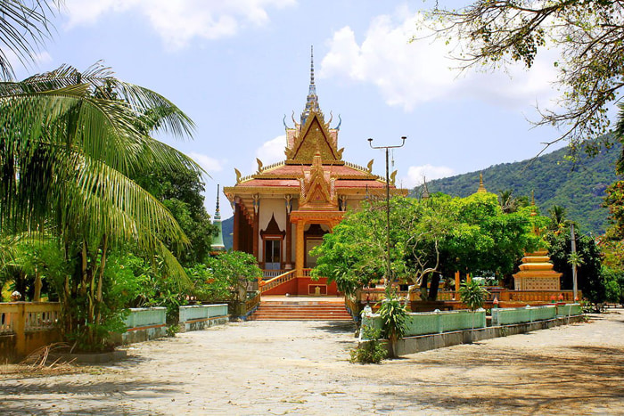 Check in chùa Cọc An Giang - Kos Ong Deth