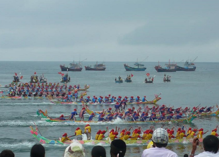 Những lễ hội ở Kiên Giang - lễ hội đua thuyền