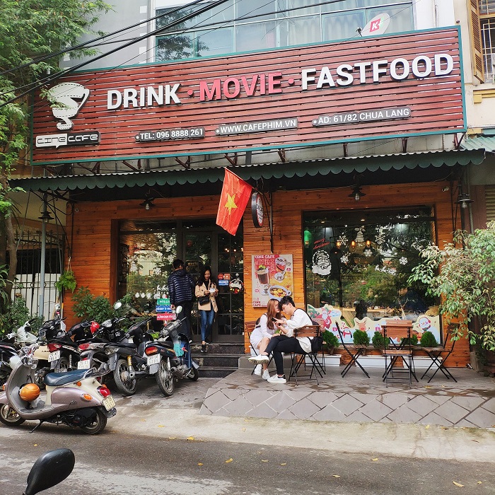 Quán cafe film Chùa Láng - quán cafe film ở Hà Nội