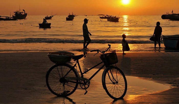 du lịch biển Cửa Việt - hoàng hôn đẹp