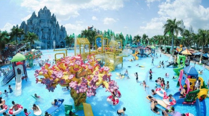 Khu du lịch gần Sài Gòn có hồ bơi - công viên Đầm Sen vui chơi