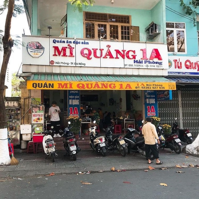 Mì Quảng 1A là một trong những quán mì Quảng ngon ở Đà Nẵng 