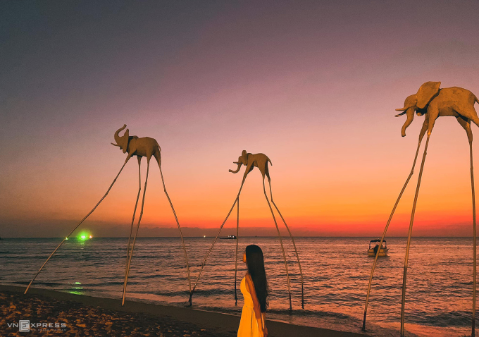 Sunset Sanato Beach Club, nơi được mệnh danh là thiên đường selfie ở đảo ngọc Phú Quốc. Ảnh: Lê Quý
