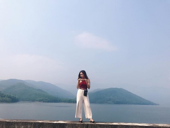 check in tại hồ Hòa Trung Đà Nẵng