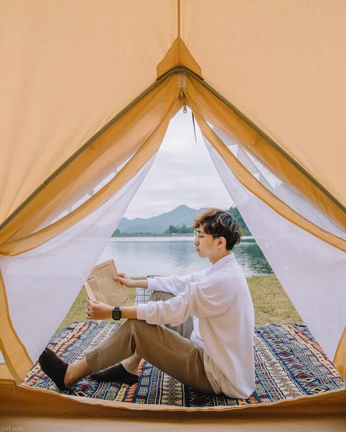 Rời xa phố xá náo nhiệt và hòa mình giữa thiên nhiên hoang sơ tại tọa độ hồ Chòm Núi Hà Nội