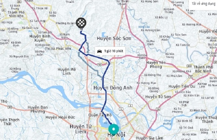 Một trong những cách di chuyển đến khu du lịch sinh thái Thiên Phú Lâm