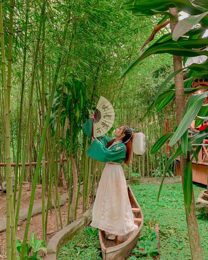 Hiệp Khách Lầu là rừng trúc ở Việt Nam đậm chất cổ trang