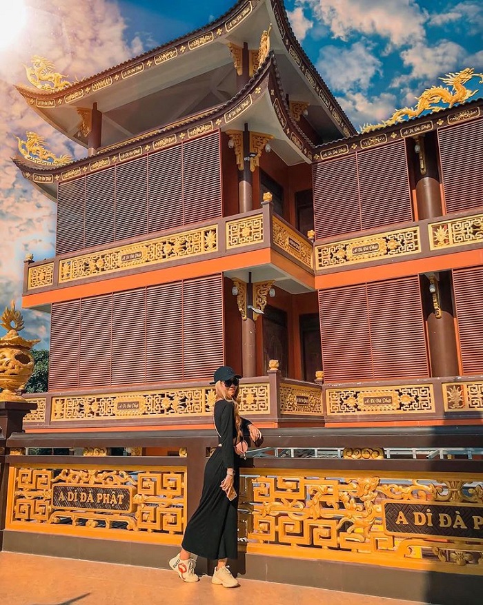 Chùa Kim Tiên - Một trong những ngôi chùa đẹp ở An Giang