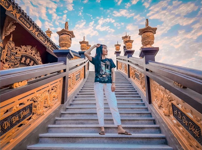 Chùa Kim Tiên - Một trong những ngôi chùa đẹp ở An Giang