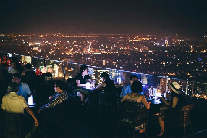 The Rooftop Coffee - quán cafe view cao ở Hà Nội