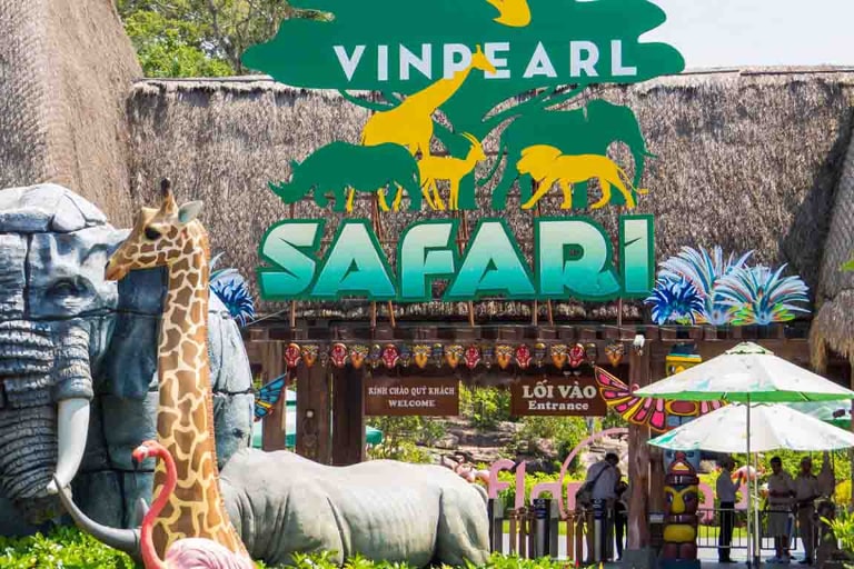 Vinpearl Safari chính là công viên sở thú lớn nhất tại đảo ngọc
