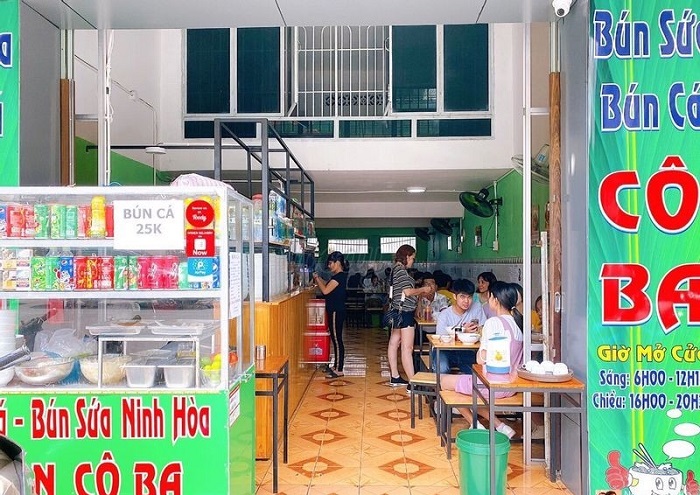 Quán bún cá Cô Ba - quán ăn sáng ngon ở Nha Trang