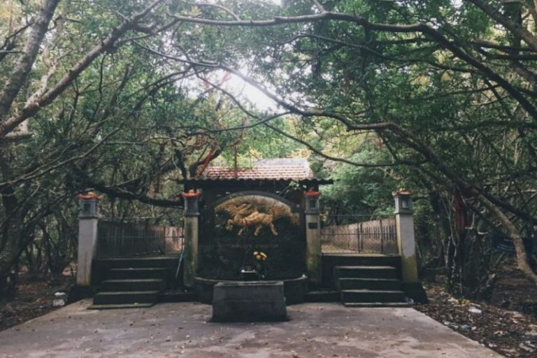 Ngôi chùa nằm ở sâu trong rừng Rú Chá