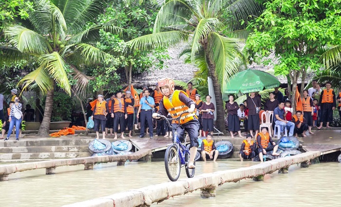 Tận hưởng những giờ phút tuyệt vời tại khu du lịch Lan Vương Bến Tre