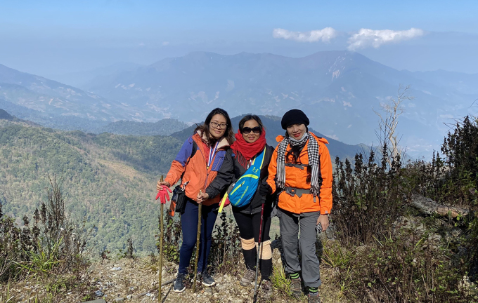 Đỉnh núi Pù Xai Lai Leng cao 2.720 m. Ảnh: Sở Du lịch.