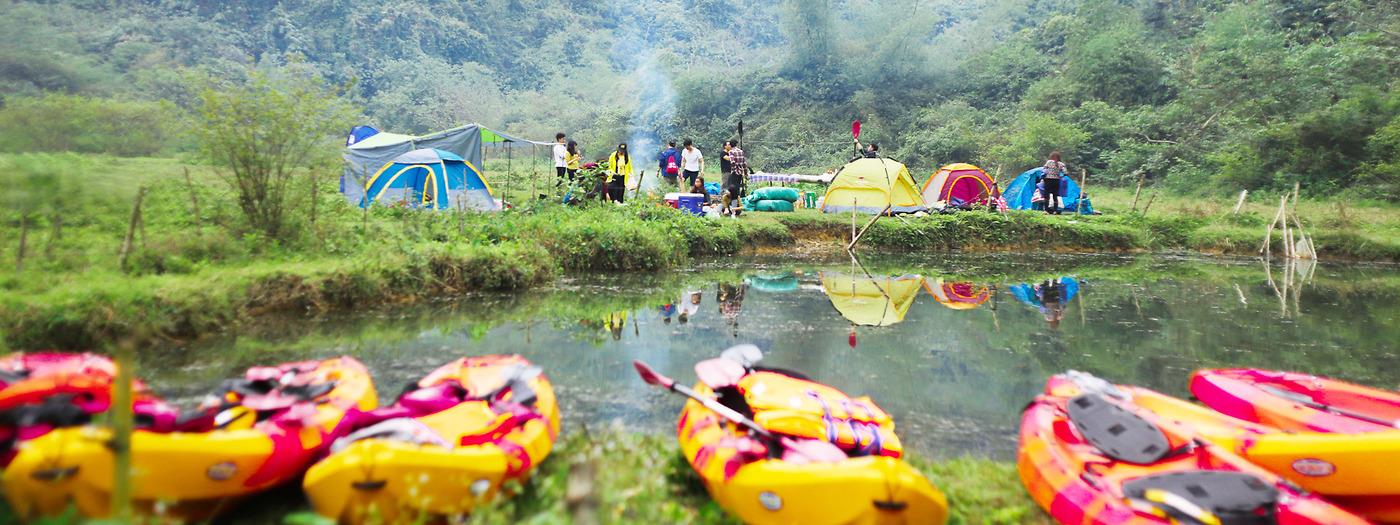 Cắm trại ở Thung Nham