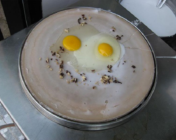 bánh cuốn trứng Lạng Sơn - cách chế biến
