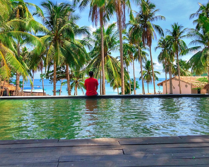 Resort ở đảo Nam Du - Langchia Nam Du Resort hồ bơi