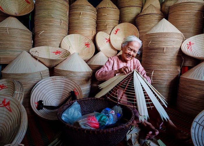 Những làng nghề truyền thống ở Quảng Trị - Làng nghề nón lá Bố Liêu