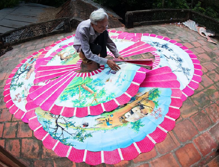 Những làng nghề truyền thống ở Quảng Trị - Nghề quạt giấy Phương Ngạn 