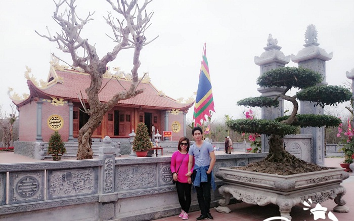 đền thờ vua Lê Đại Hành - điểm tâm linh tại di tích Tràng Kênh Hải Phòng