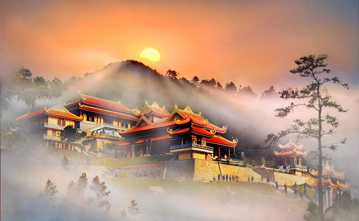 Vẻ đẹp ở Thiền Viện Trúc Lâm Tây Thiên 