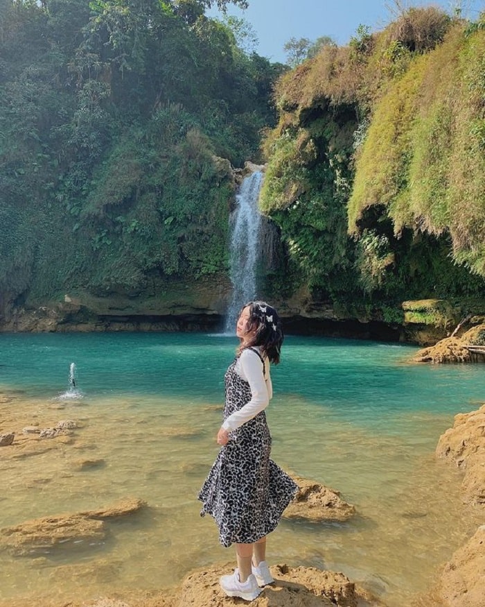 Vẻ đẹp ở thác Chiềng Khoa Mộc Châu