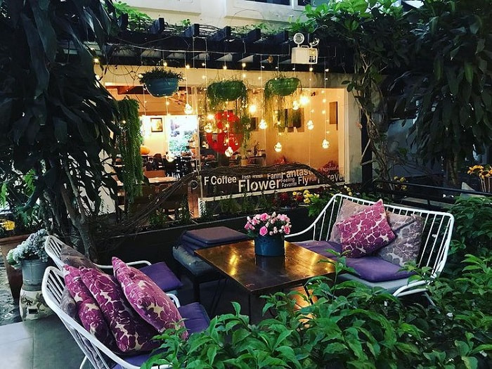quán cafe cho cặp đôi ở Đà Lạt - F Coffee bình yên