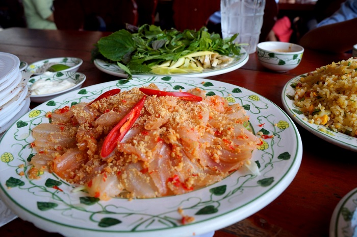 Mai fish salad - one of the famous Nha Trang specialties