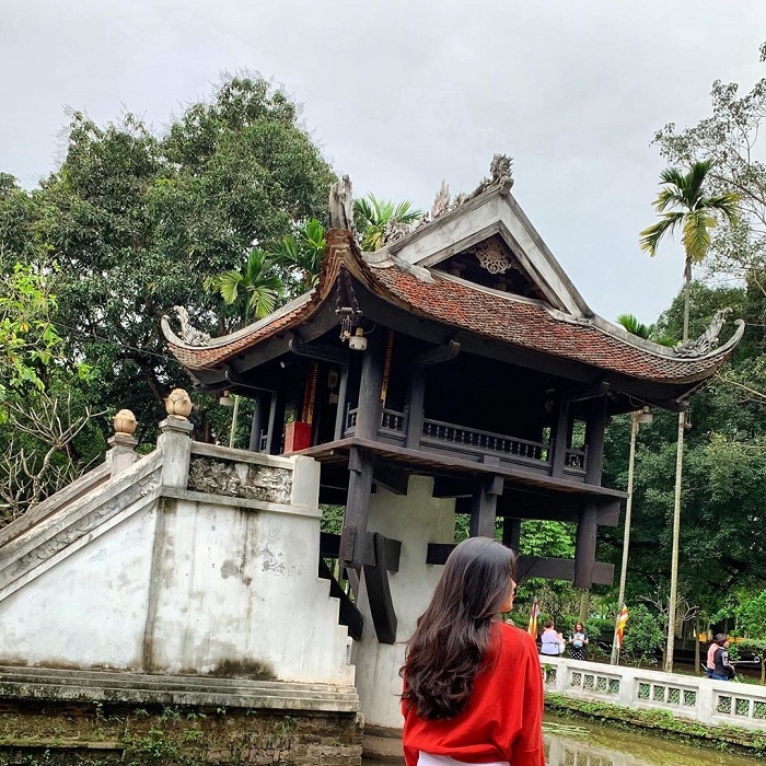 Chùa Một Cột - một trong những ngôi chùa nổi tiếng ở Hà Nội