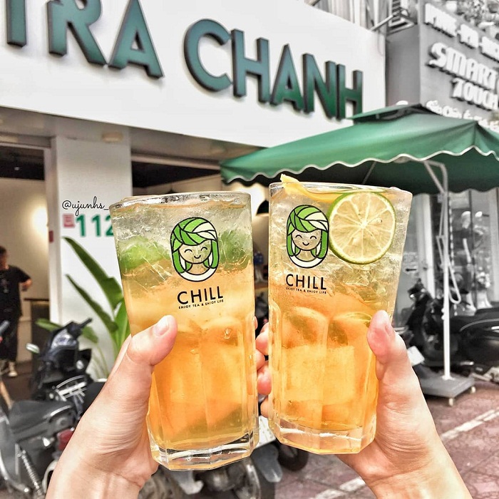 Trà chanh là một trong những thức đồ uống giải nhiệt mùa hè ở Hà Nội 