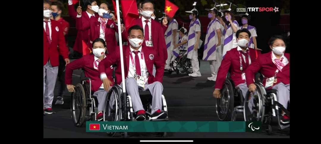 Ngày 24-8-2021 Paralympic Tokyo 2020-Thế vận hội dành cho người khuyết tật chính thức khai mạc đầy hoành tráng và cảm xúc
