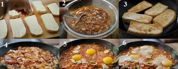 Món đậu phụ rán trứng thơm ngon thần thánh kiểu Hàn Quốc