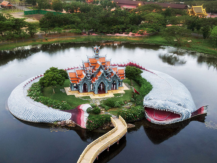 Choáng ngợp trước vẻ đẹp của công viên bảo tàng cổ đại ở Thái Lan