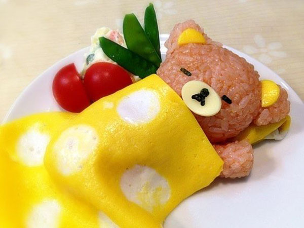 Người Nhật mách bạn làm món cơm chiên trứng hình chú gấu siêu dễ thương, cực kỳ đơn giản - 9