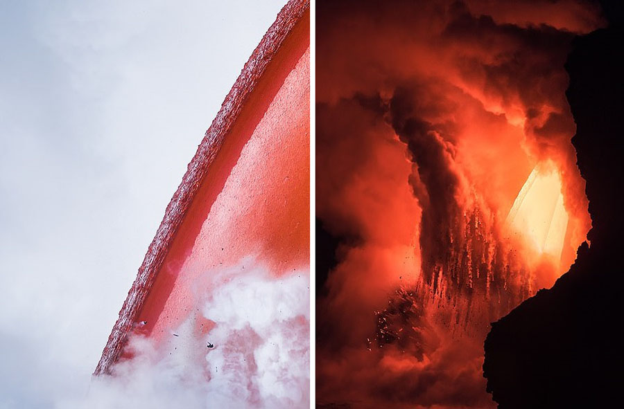 Những hình ảnh tuyệt đẹp về ngọn núi lửa vừa mới phun trào ở Hawaii - 4