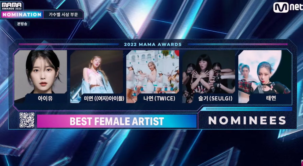 Danh sách các nghệ sĩ Hàn Quốc được đề cử trong các hạng mục của lễ trao giải MAMA 2022 - BLACKPINK cạnh tranh với các nhóm nữ gen4 - BTS 