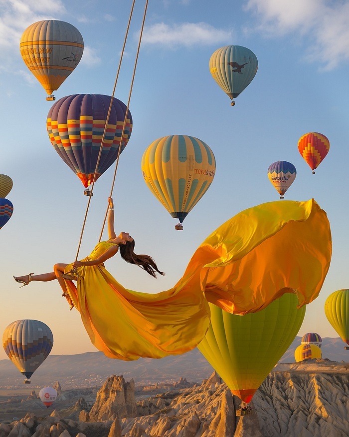 Cappadocia là địa điểm ngắm khinh khí cầu đẹp trên thế giới