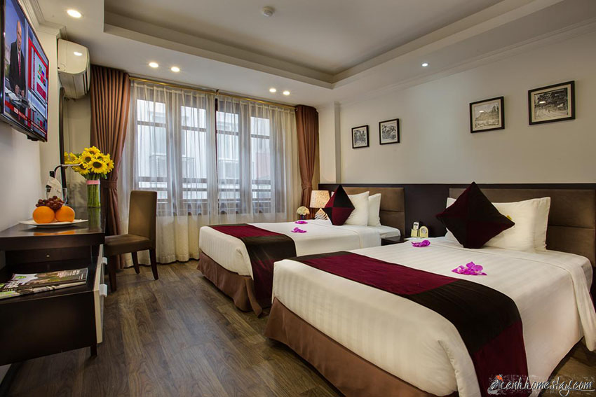 10 Khách sạn Hà Nội 3 sao giá rẻ đẹp gần sân bay, hồ Hoàn Kiếm