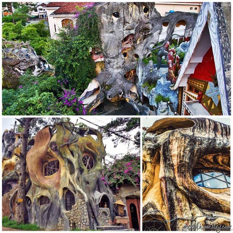Biệt thự Hằng Nga – Ngôi nhà điên nổi tiếng giữa phố núi Đà Lạt