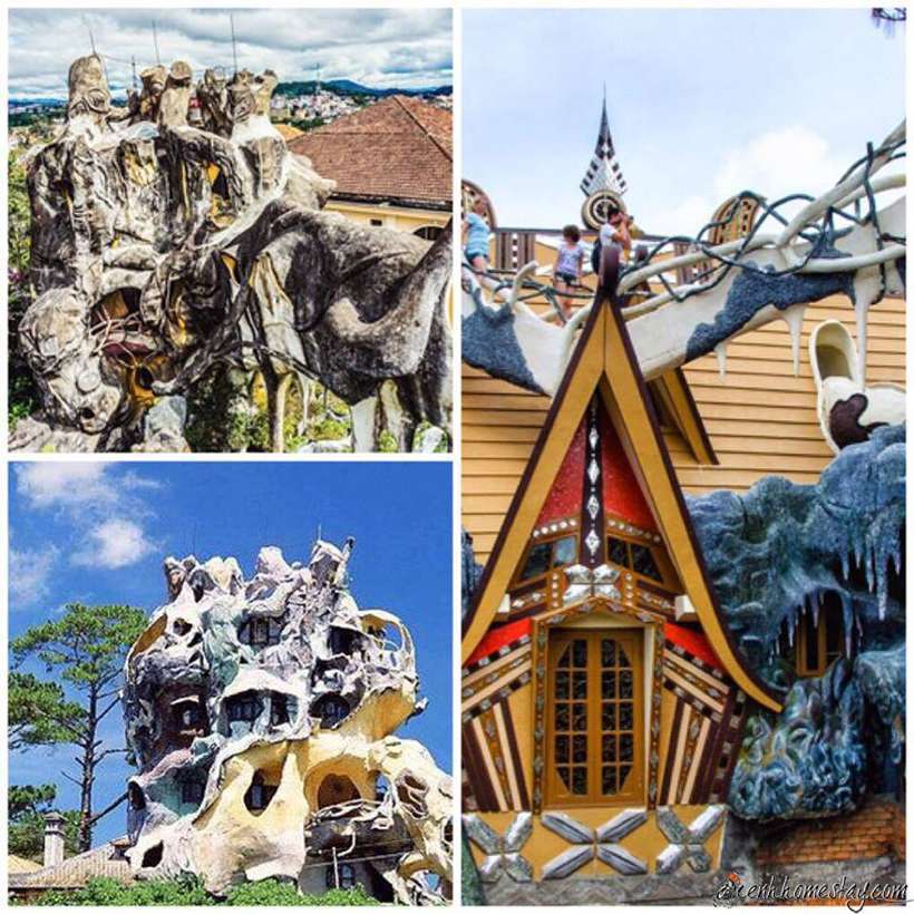 Biệt thự Hằng Nga – Ngôi nhà điên nổi tiếng giữa phố núi Đà Lạt