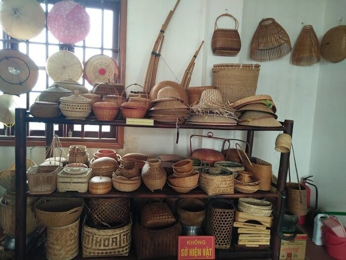 Bảo tàng đồng quê - khu đồ thủ công, đan nát