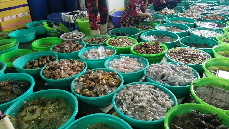 Hãy là một người tiêu dùng thông minh khi đi chợ mua hải sản tươi sống