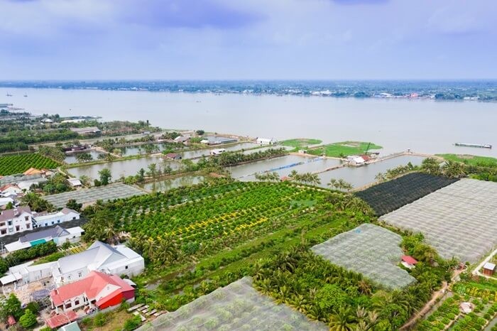 Cù Lao Tân Lộc - sông Hậu